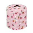 thumbnail image 3 of Xoenoiee Pink Strawberry Print Kitchen Appliance Dust Cover for Pressure Cooker, Electric Rice Cooker Cover Air Fryer Cover Steamer Cover with Pocket and Top Handle, 3 qt, 3 of 6