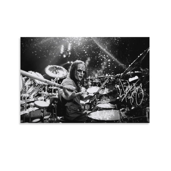 Joey Jordison Canvas Poster Print Photo Art Painting Canvas Poster Home Decorative Bedroom Modern Decor Posters Gifts 16x24inch(40x60cm)