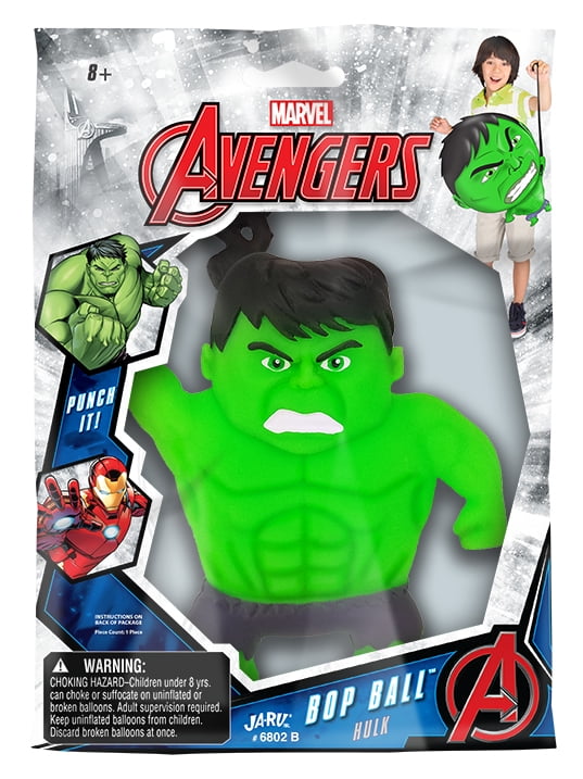 Ja-Ru Marvel Avengers Bop Punch Ball -Styles Vary-Sold Separately 1 Piece Novelty Toy for Child and Teen