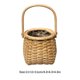 thumbnail image 4 of Cesta de Madera Tejida a Mano de Color Miel Cestas para Niñas Contenedor de Almacenamiento Cesta de Fruta Tejida Cesta de Mano ANGGREK Otros, 4 of 8
