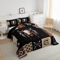 thumbnail image 3 of Homewish Boys Girls Bull Skull Full Size Comforter Sets 3-Piece,Western Horseshoe Boots Bedding Comforter Set,Bohemian Aztec Lightweight Bedding Sets,Luxury Bedroom Decor,Reversible, 3 of 8