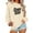 #0079-Khaki, variant on Pincandy Senior Class of 2026 Graduation Sweatshirt for Women Oversized Crewneck Long Sleeve Shirt Pullover Teen Giel Clothes