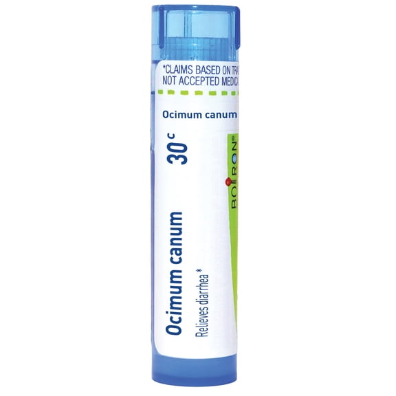 Boiron Ocimum Canum 30C, Homeopathic Medicine for Diarrhea, 80 Pellets