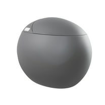 Plaisir Smart One-Piece 1.28 GPF Single Flush Toilet in Matte Gray