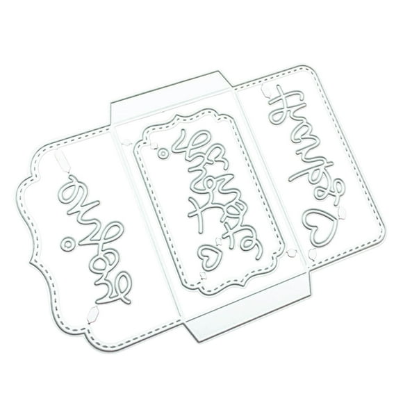 Diy Metal Cutting Dies, Mini Envelope Cuts,Metal Scrapbooking Stencils for Card Making,Embossing Template Mould