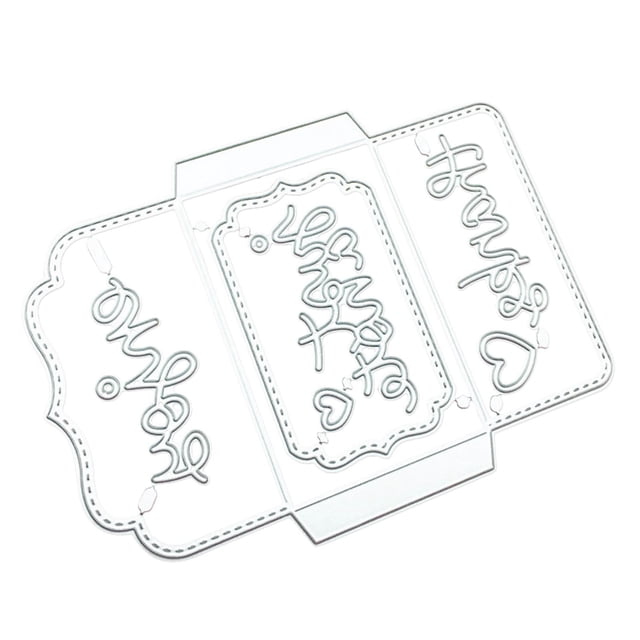 Mini Cards with Envelopes Diy Metal Cutting Molds, Mini Envelope Cutting, Card Making Metal Cutting Templates, Embossing Template Molds