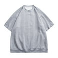 thumbnail image 2 of Vedolay Men Shirts Casual Short Sleeve Crew Neck T-Shirt for Men Women Unisex Tee,Gray 3XL, 2 of 5