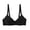 Black, variant on Levmjia Womens Seamless Underwire Push-Up Bra Breathable Comfortable Supportive Solid Color Adjustable Strap Everyday Lingerie For Shaping And Daily Wear
