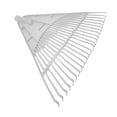 thumbnail image 3 of Zorion Garden Cleaning Leaf Rake Head Plastic 24 Tine Wide Lawn Equipment Accessory for White, 3 of 9