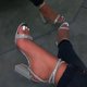 thumbnail image 1 of Drdrill Rough Heel Hebilla de tacón alto con sandalias de mujer con punta expuesta Wmkox8yii shjk4636, 1 of 3