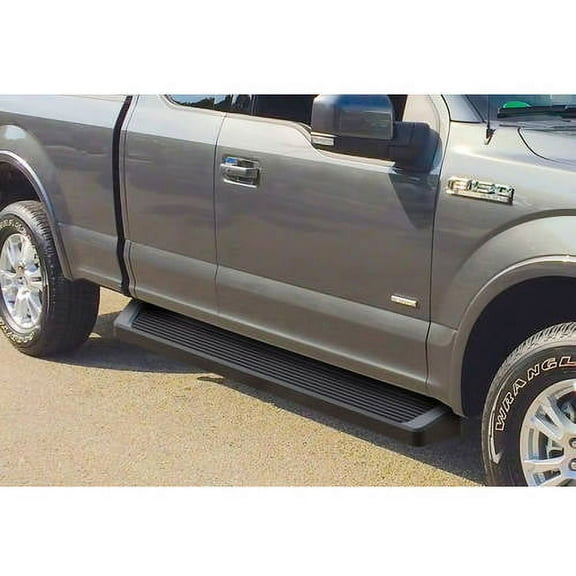 2015-2019 Ford F-150 Super Cab 2017-2019 Ford F-250/F-350 Super Cab Black Finish 6 Inch iRunning Board Door to Door Side Bar Side Step Running Board