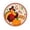 B, variant on Thanksgiving Turkey Paper Plates, 20 Pack Disposable Party Tableware for Holiday Dinner Buffet Family Gathering and Fall Celebrations