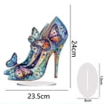 thumbnail image 2 of 1 adorno de mesa con pintura de diamantes para decoración de escritorio de oficina (tacones con joyas #), 2 of 9