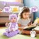 thumbnail image 5 of Muñeca Reborn Aori Relike Girl de 18 pulgadas con ropa morada, 5 of 8