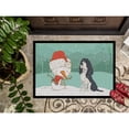 thumbnail image 3 of English Springer Spaniel Snowman Christmas Door Mat, 3 of 4