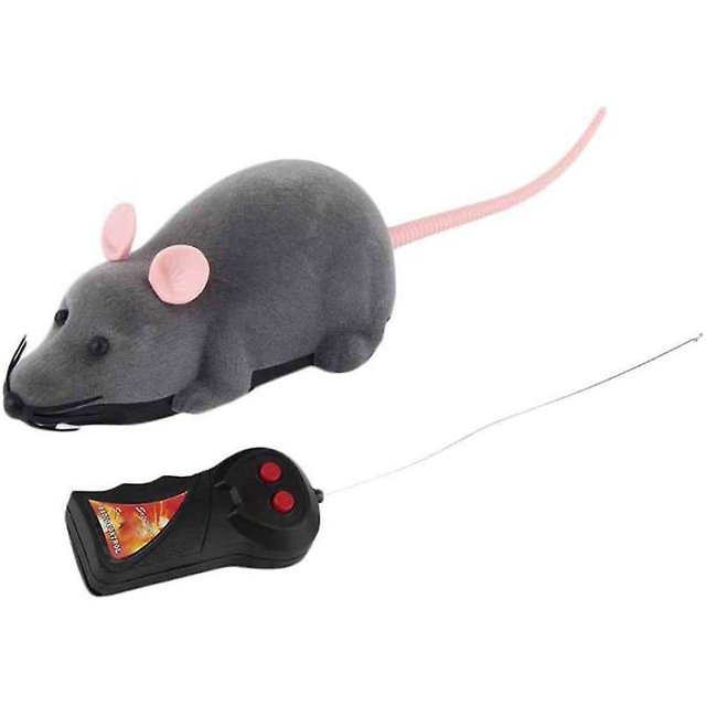 Juguete del ratón de la felpa de la rata del control remoto para el cabrito del perro del gato JAMW Sencillez