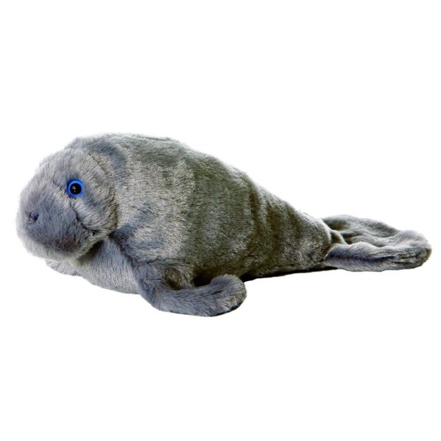 Peluche Aurora Mini Flopsie Manati Gris 14 cm