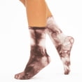 thumbnail image 4 of Women and Men's Tie-dye Graffiti Cotton Winter Casual Sock Set, Soft Crew Dress Sock (4 Pair), 4 of 4