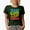 Military Green, variant on Trust God and Chill, Quote on Trusting God & Resting, Groovy Retro Wavy Text Merch Gift, Black T-Shirt, Small