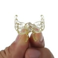thumbnail image 3 of Unique Bargains Fashion Butterfly Small Clip Hairdo Clip for Women 6 Pcs Gold Tone Pink Yellow, 3 of 5