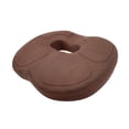 thumbnail image 2 of Cojín de asiento de espuma viscoelástica, cojín para silla, almohadilla ergonómica para sentarse, ideal para juegos y aviones. café, 2 of 9