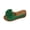 Green, variant on White Casual Fashion Womens Summer Flower Fish Mouth Thick Sole Wedge Sandals Flip Flops Round Toe Slip On Comfy Outdoor Shoes
