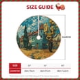 thumbnail image 2 of Haiem Impressionist Village Sky Pattern Christmas Tree Skirt Merry Christmas Party Christmas Tree Decoration,New Year Decorations-48", 2 of 6