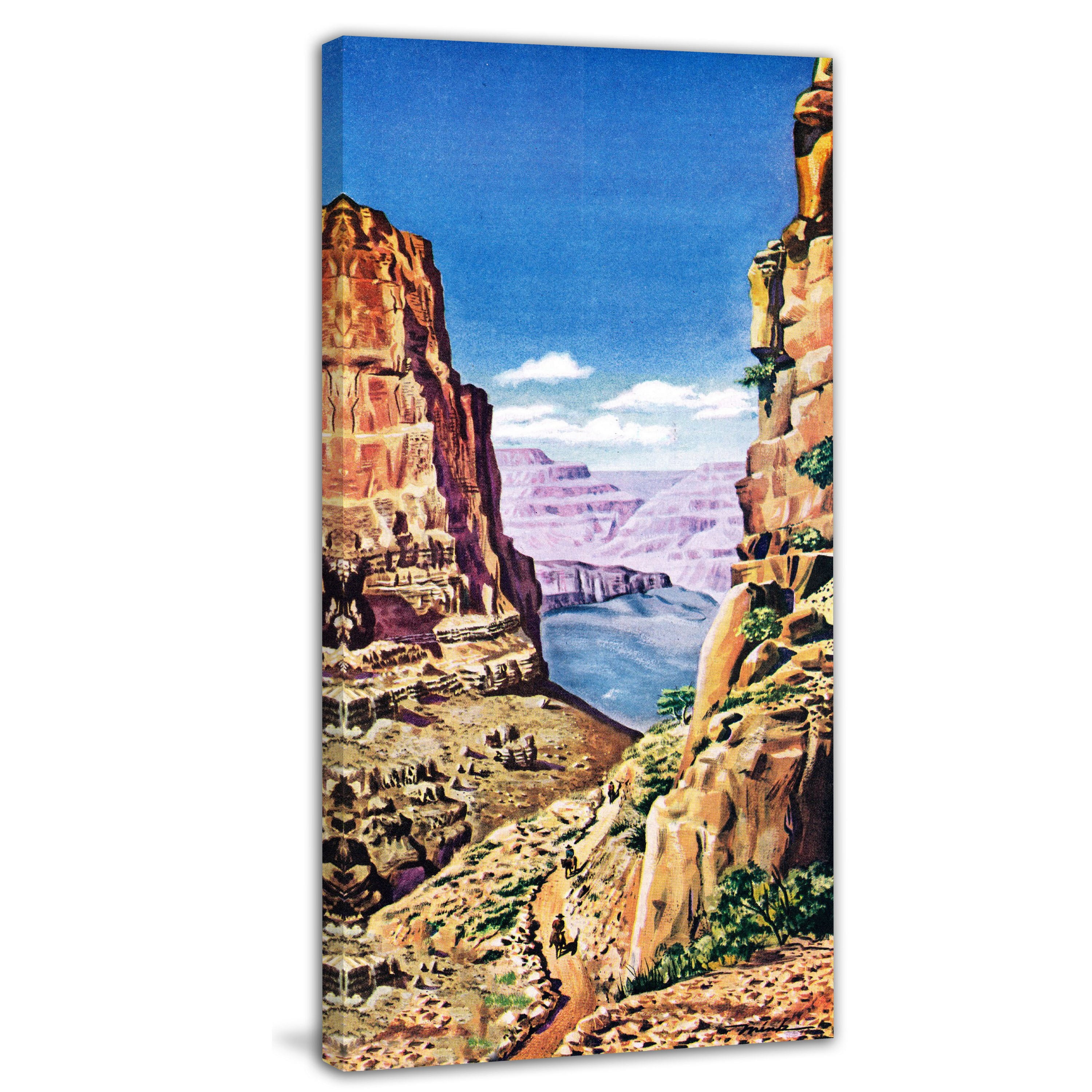 Marmont Hill 'Grand Canyon 3' Painting Print on Wrapped Canvas
