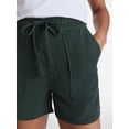 thumbnail image 5 of Time and Tru Women's Soft Utility Shorts, 4" Inseam, Sizes XS-XXXL, 5 of 6