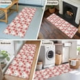 thumbnail image 5 of Runner Rug 2'x6', Spring Flowers Washable Non-Slip Hallway Runner Rugs, Farmhouse Chinese Pink White Floral Bedside Rugs Floor Mats Carpet Runners for Kitchen Bathroom Laundry Room, 5 of 8
