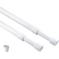 thumbnail image 1 of MesaSe 2 Pack 5/8” Tension Curtain Rod  RV Tension Bars  Cupboard Rods White 16 to 28 Inch, 1 of 10