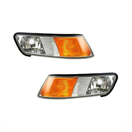 NEW PAIR TURN SIGNAL LIGHTS IS COMPATIBLE WITH MERCURY GRAND MARQUIS FO2551124 XW3Z15A201AB XW3Z-15A201-AB XW3Z-15A201-BBXW3Z 15A201 AB FO2550124 XW3Z15A201BB