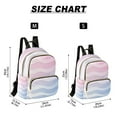 thumbnail image 2 of FORMRS Mini Backpack Purse for Women Quilted Travel Daypack Casual Shoulder Bag, Light Blue Gradient, 2 of 7