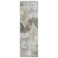 thumbnail image 2 of Gertmenian Alor Bisa Modern Abstract Gray/Ivory/Tan Polypropylene Indoor Area Rug, 2x8 Runner, 2 of 7