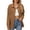 Khaki, variant on Cardigan Sweaters for Women Trendy Open Front Knit Shirts Casual Side Split Long Sleeve Outwear with Pockets