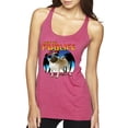thumbnail image 2 of Wild Bobby, Cute Pug Life Living, Animal Lover, Women Tri-Blend Racerback Tank Top, Vintage Pink, X-Large, 2 of 4