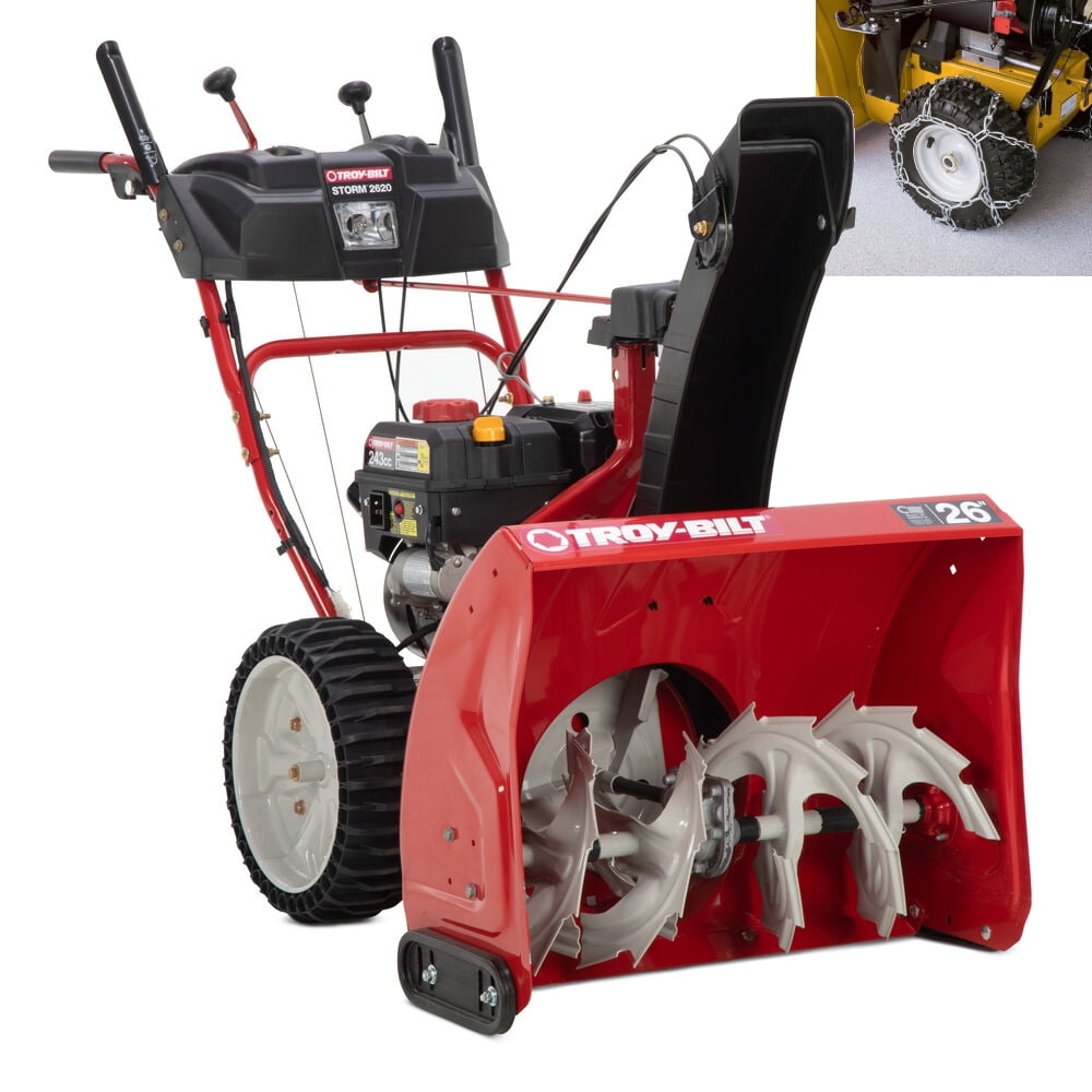 TroyBilt Storm 2620 26 in. 243 cc 2Stage Self Propelled Gas Snow