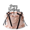 thumbnail image 1 of Coquette Ribons EIOAUY de Cake Toppers con lazo de feliz cumpleaños, 1 of 6
