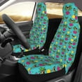 thumbnail image 3 of Fotbe Sunmmer Cat Pattern Automotive Seat Covers for Cars Trucks and SUVs – Car Seat Covers for Front Seats,Protective Seat Covers,Vehicle Seat Covers, Set of 2, 3 of 9