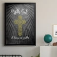 thumbnail image 5 of With God Gold Premium Classic Framed Print - Ready to Hang, 5 of 9