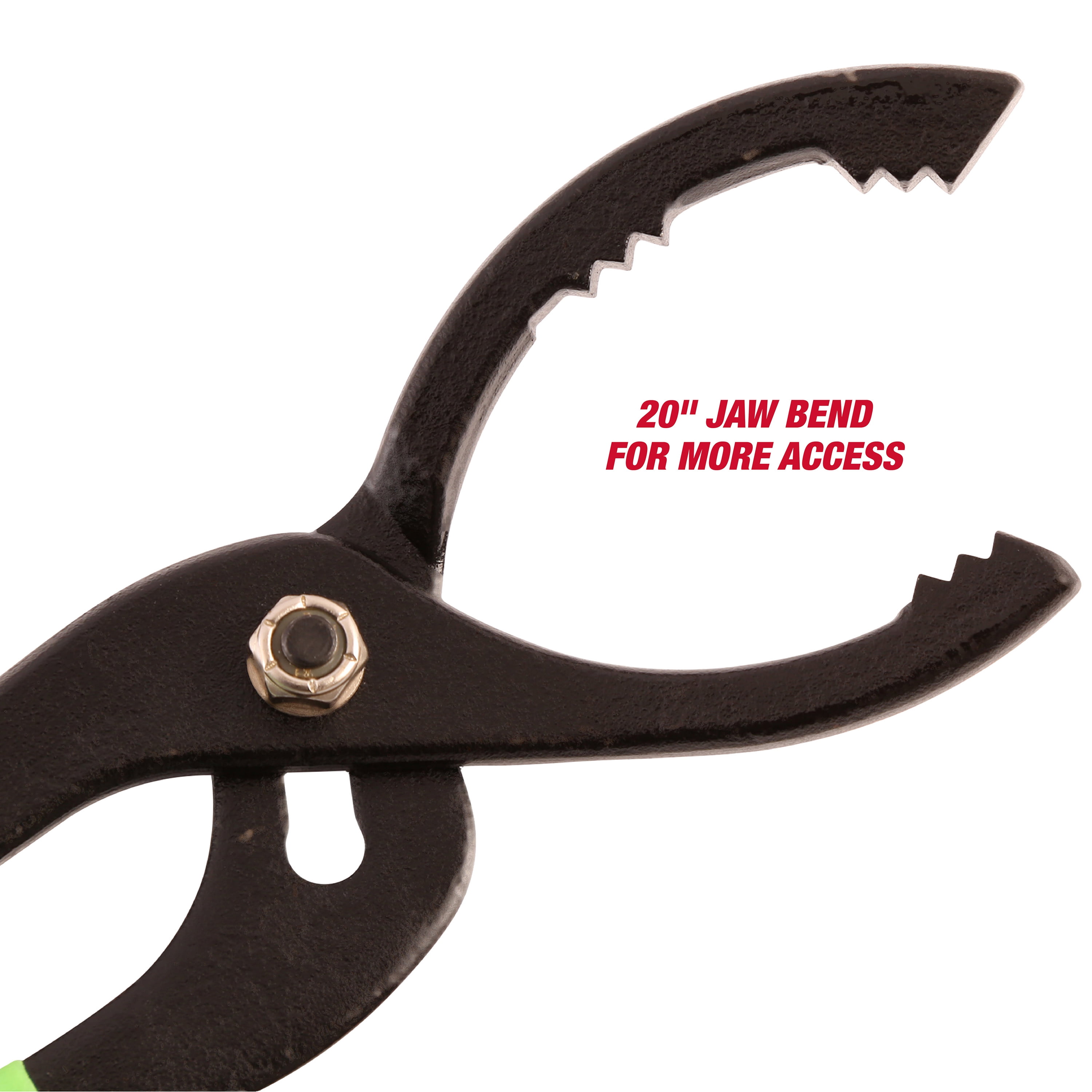Hyper Tough Slip Joint Adjustable Oil Filter Wrench, Non-Slip Grip