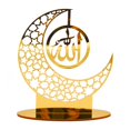 thumbnail image 1 of Acrylic Ramadan Moon Craft Ornament Home Table Gift Party Festive Decoration, 1 of 1
