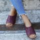 thumbnail image 4 of Sandalias bordadas de verano para mujer, calzado informal, zapatillas romanas informales Wmkox8yii  ytu3868, 4 of 8