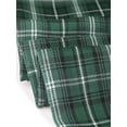 thumbnail image 6 of INSPIRE CHIC Women's Plaid Elastic Waist Button Zipper Straight Leg Long Pants 2XL Green Black White, 6 of 8