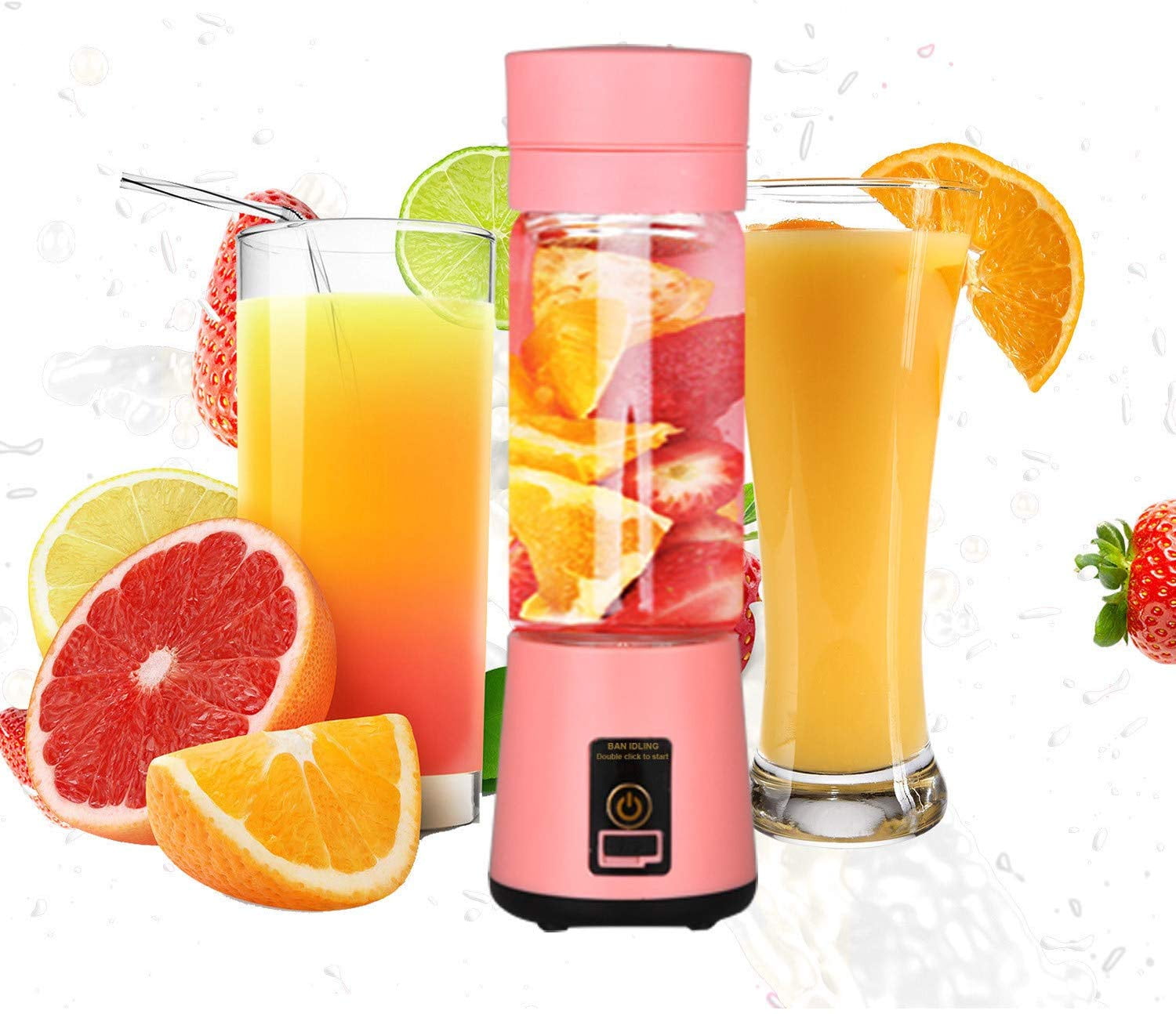 Portable electric Juicer Cup, USB Rechargeable Personalsize Blender
