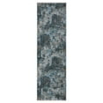thumbnail image 2 of Woven Trends Kansas - HAY03 - Modern Style, Abstract Pattern, Stain & Fade Resistant, Living Room, Dining, Office, Low Pile Polyester Area Rug in Blue - 3' x 5', 2 of 3