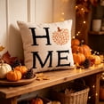 thumbnail image 5 of Pumpkins Fall Outdoor Pillow Covers 18x18in , Waterproof Throw Pillow Covers for Patio Furniture,Thanksgiving Autumn Decorative Cushion Pillowcases for Garden Sofa, 5 of 6