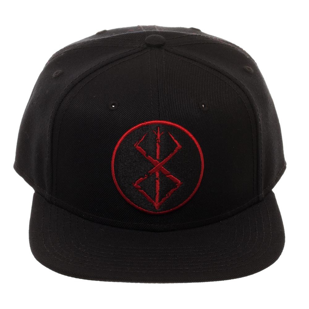 Bioworld Berserk Brand of Sacrifice Stigma Black Snapback Cap Hat