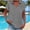 Gray, variant on Vinsonshop Women's Polo Shirts Short Sleeve V Neck Summer Tops Business Casual Collared Shirts Loose Tees (S-3XL)