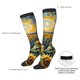 thumbnail image 4 of Fotbe Starry Sky Moon Sunflower Calcetas Divertidas Estampadas para Hombre y Mujer, Calcetas de Algodón hasta la Rodilla para Caminar, Correr, Enfermería y Embarazo, 4 of 6